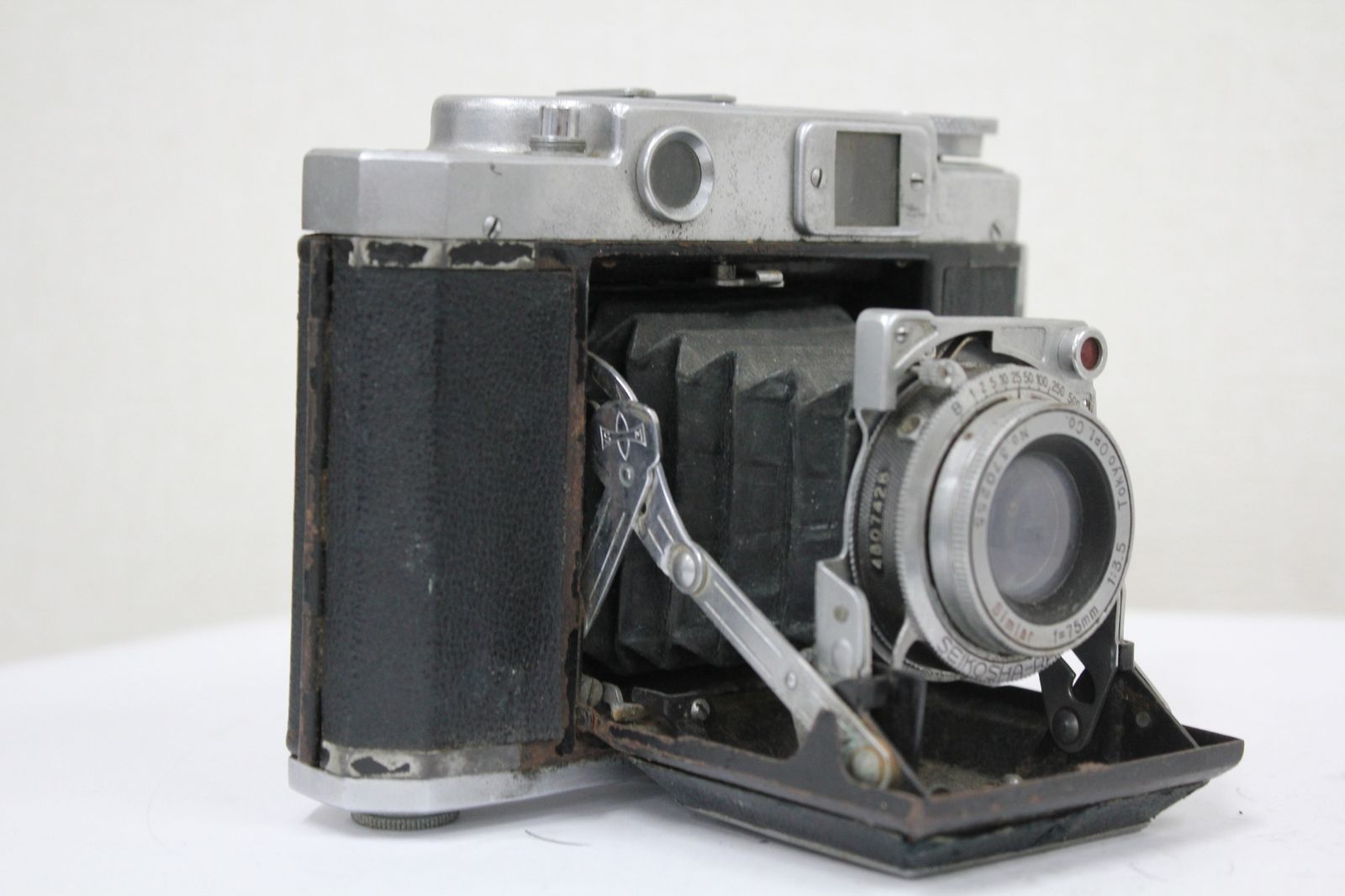 訳あり品】 マミヤ Mamiya-6 Tokyo Opt. Simlar 75mm F3.5 蛇腹カメラ