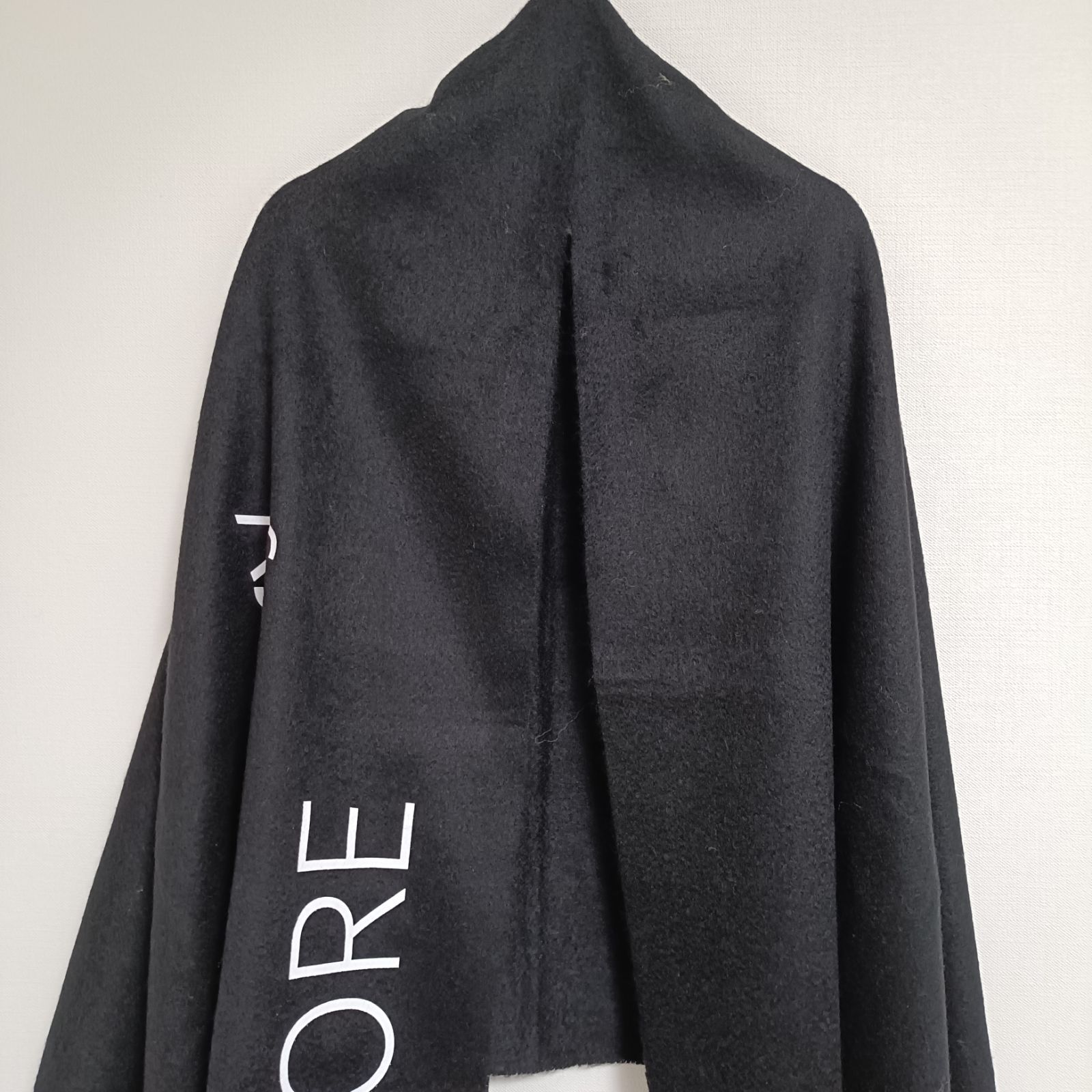 ADORE アドーア 大判ストール ウール ブラック×15周年アニバーサリー