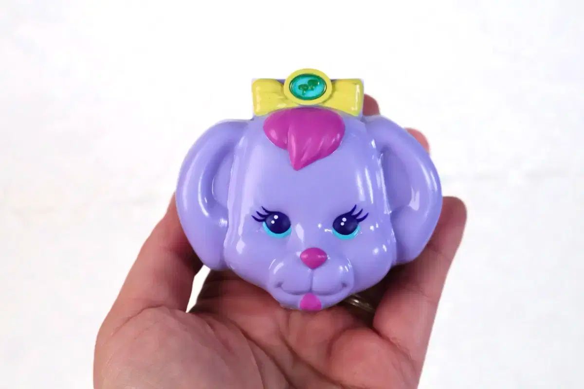 ポーリーポケット・パピーショー・ダズリンドッグショー・パピーフェイス・紫色 ヴィンテージ ポーリーポケット 1993年 ダズリング ドッグショー