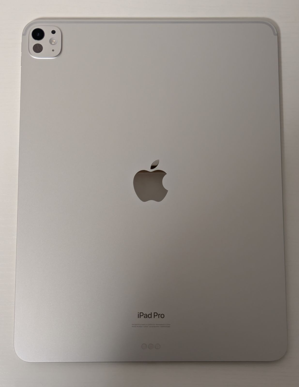 iPad Pro 13インチ Wi-Fi 1 TB 標準ガラス搭載 シルバー モデル M 4チップ