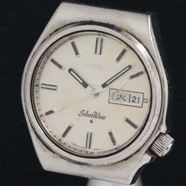 セイコー シルバーウェーブ 6306-807A AT/自動巻 シルバー文字盤
