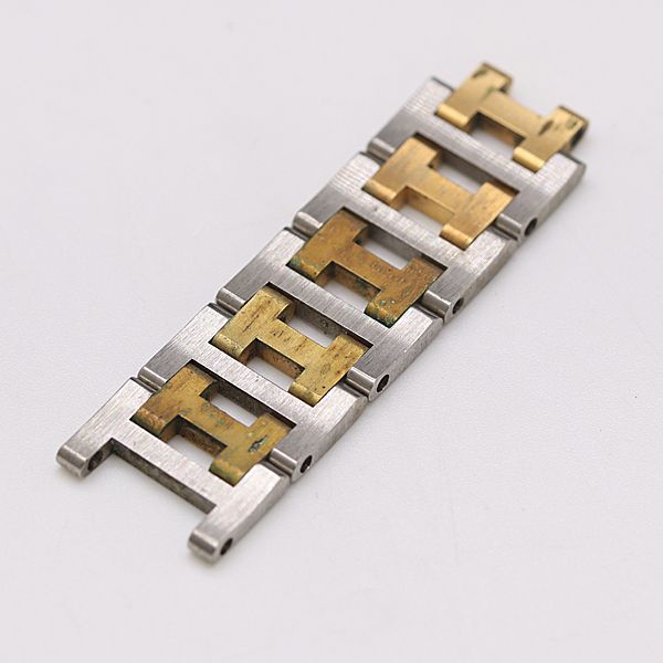 エルメス クリッパー 純正コマ 6コマ シルバー/ゴールドカラー 14mm