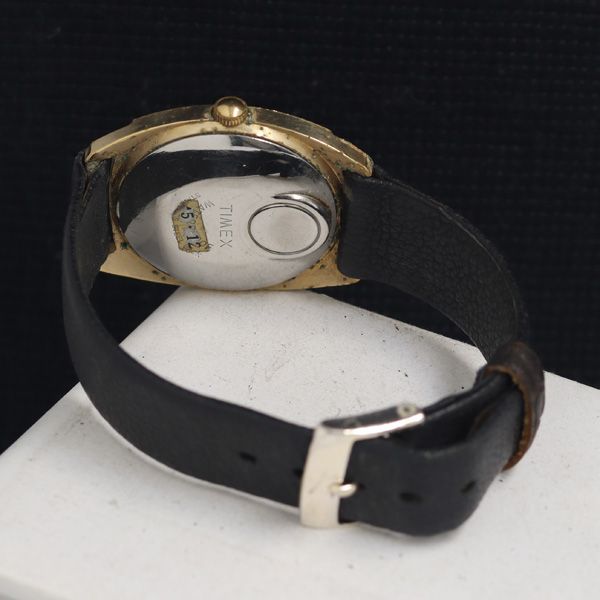 タイメックス エレクトリック 9644-4170 QZ ゴールド文字盤 デイト