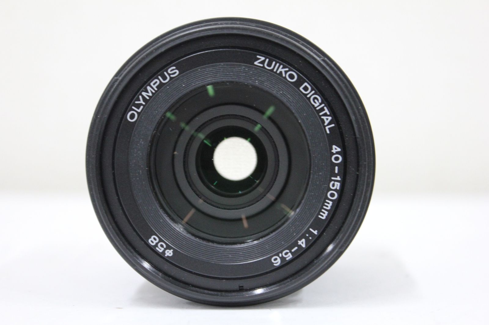 オリンパス Olympus ZUIKO DIGITAL 40 150 mm F 4 5 6 前後キャップ フード付き レンズ e 4184