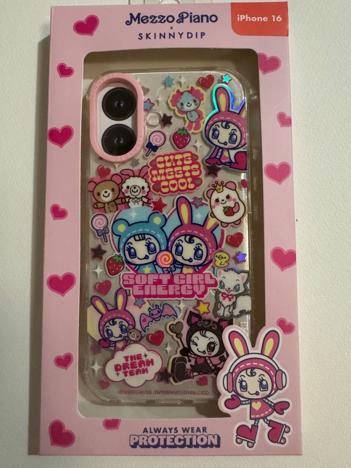 SKINNYDIP メゾピアノ iPhone16 スキニーディップ ピンク ケース