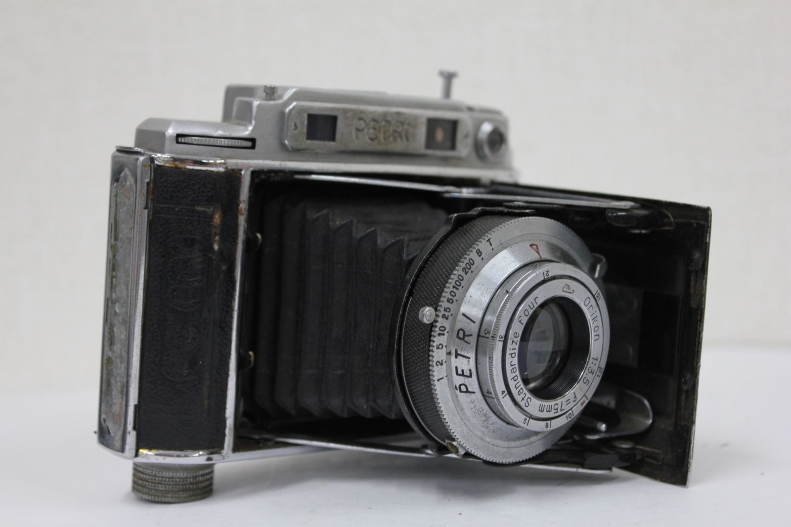 訳あり品】 ペトリ PETRI Standardze Four Orikon 75mm F3.5 蛇腹