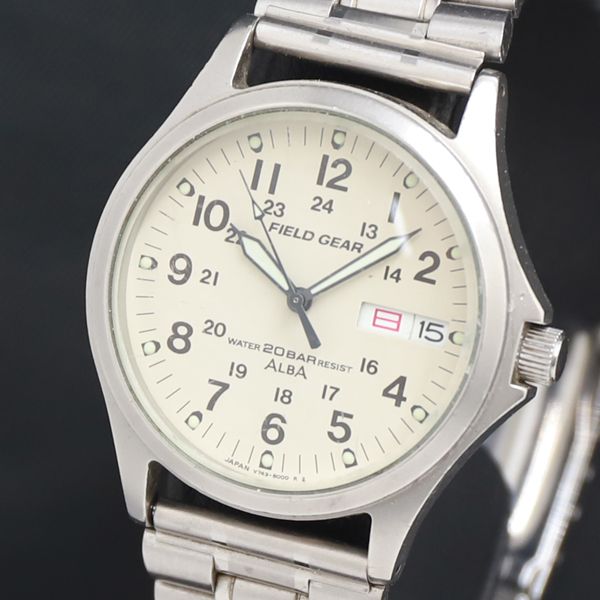 セイコー　アルバ　80年代　フィールドギア　状態良好 SEIKO ALBA FIELD GEAR アルバ フィールドギア V743-8000｜Yahoo