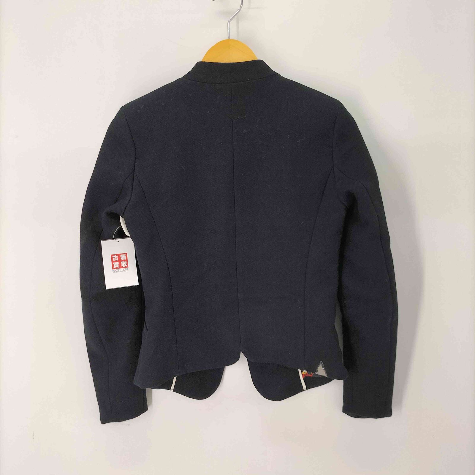 デンハム DENHAM ノーカラー コットン テーラードジャケット 