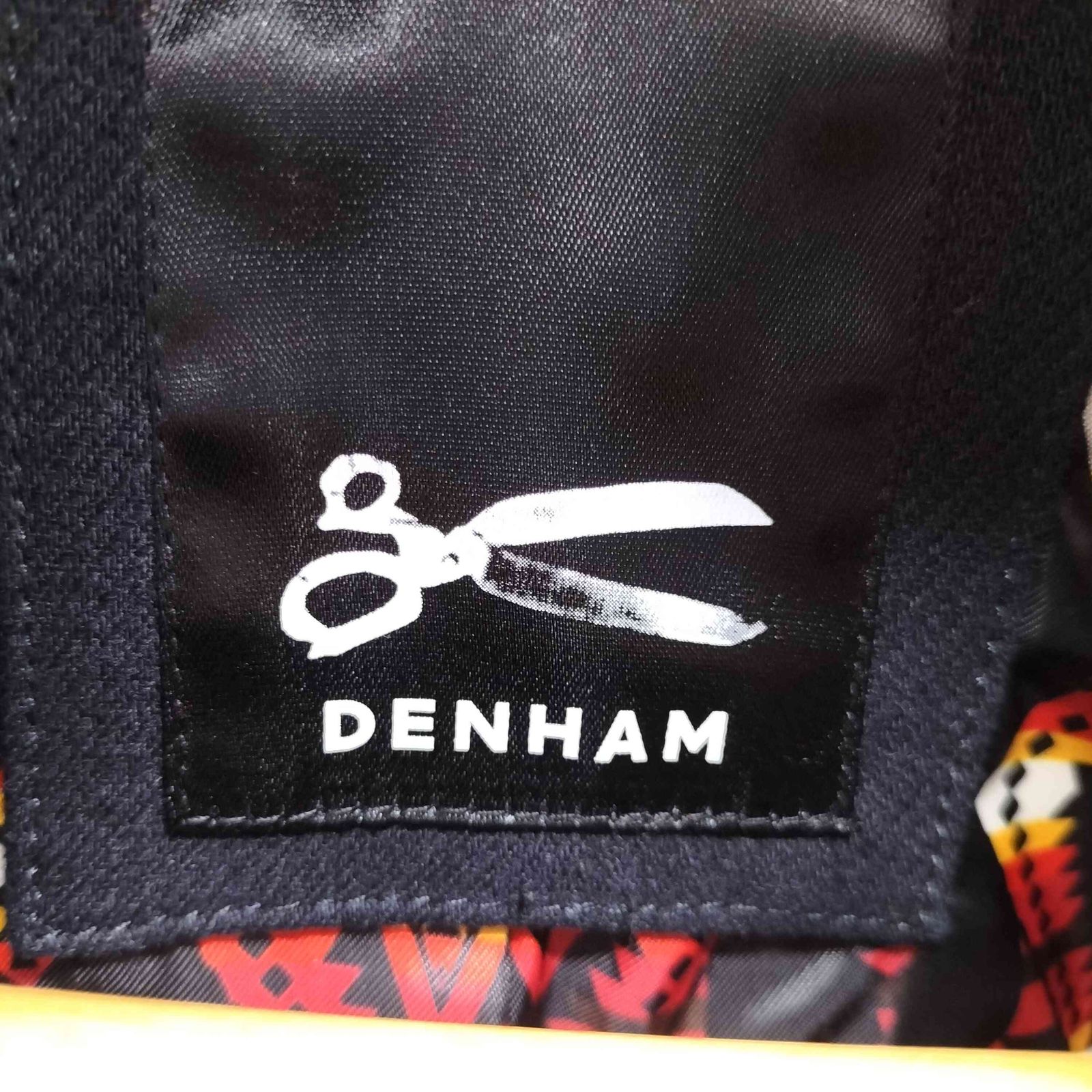 デンハム DENHAM ノーカラー コットン テーラードジャケット 