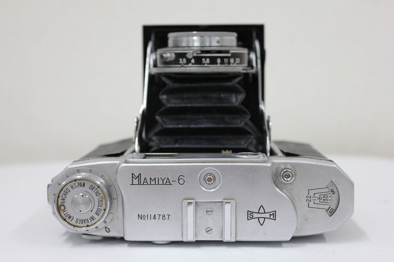 訳あり品】 マミヤ Mamiya-6 SEKOR S. 7.5cm F3.5 蛇腹カメラ e4194