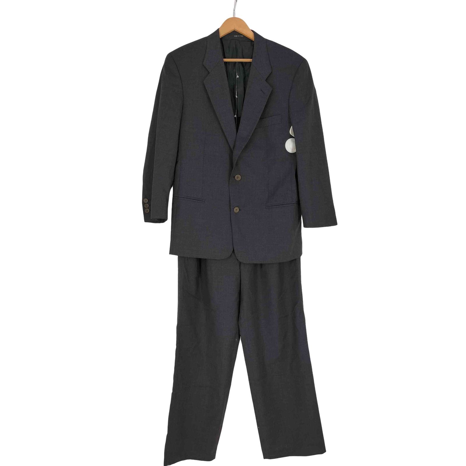 イタリア製 EMPORIO ARMANI ウール スーツ セットアップ 46 エンポリオアルマーニ EMPORIO ARMANI 90S~00S イタリア製 ウール