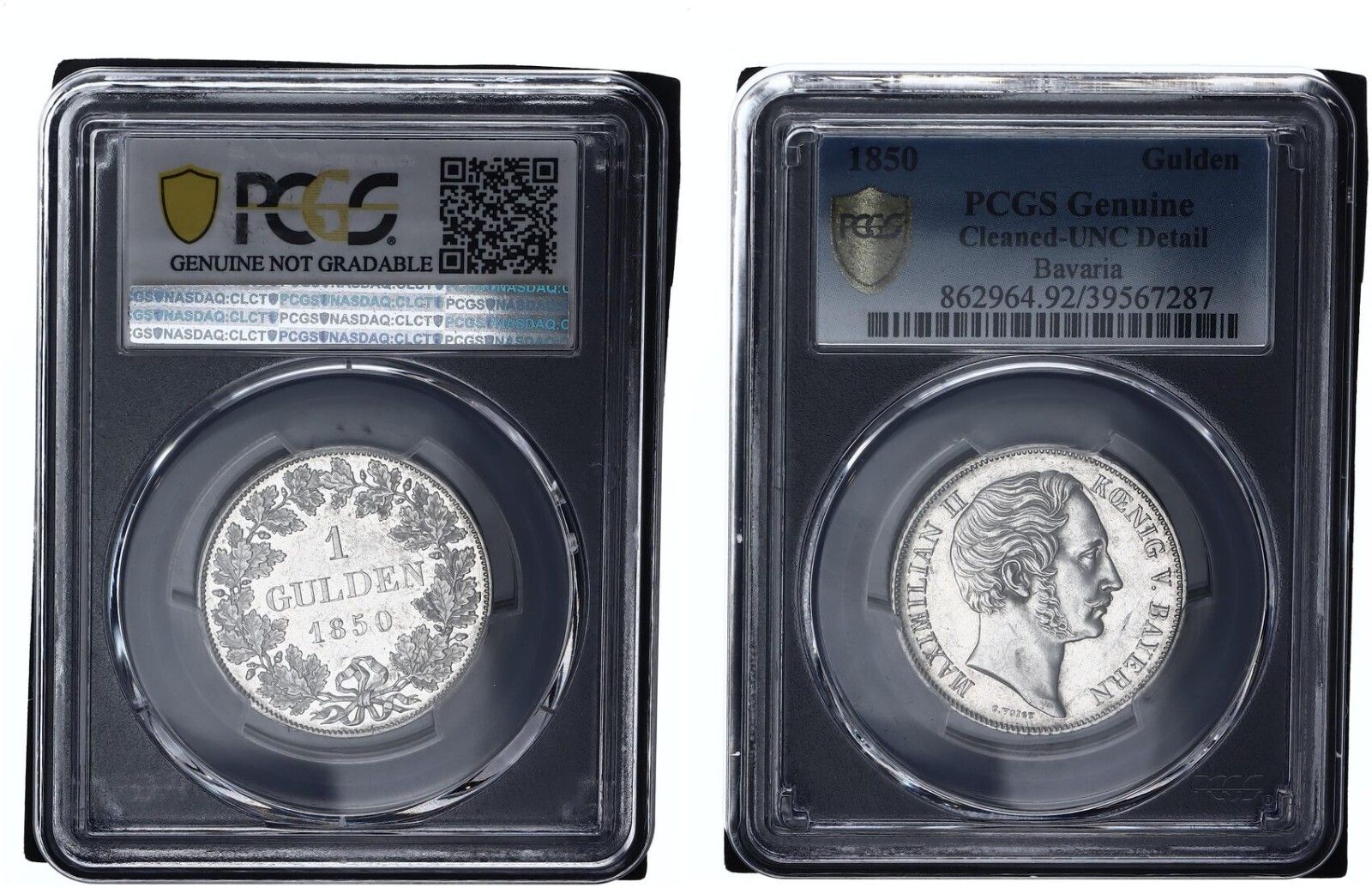 1グルデン 1850年 バイエルン国王マクシミリアン2世 - UNC詳細 - メルカリ