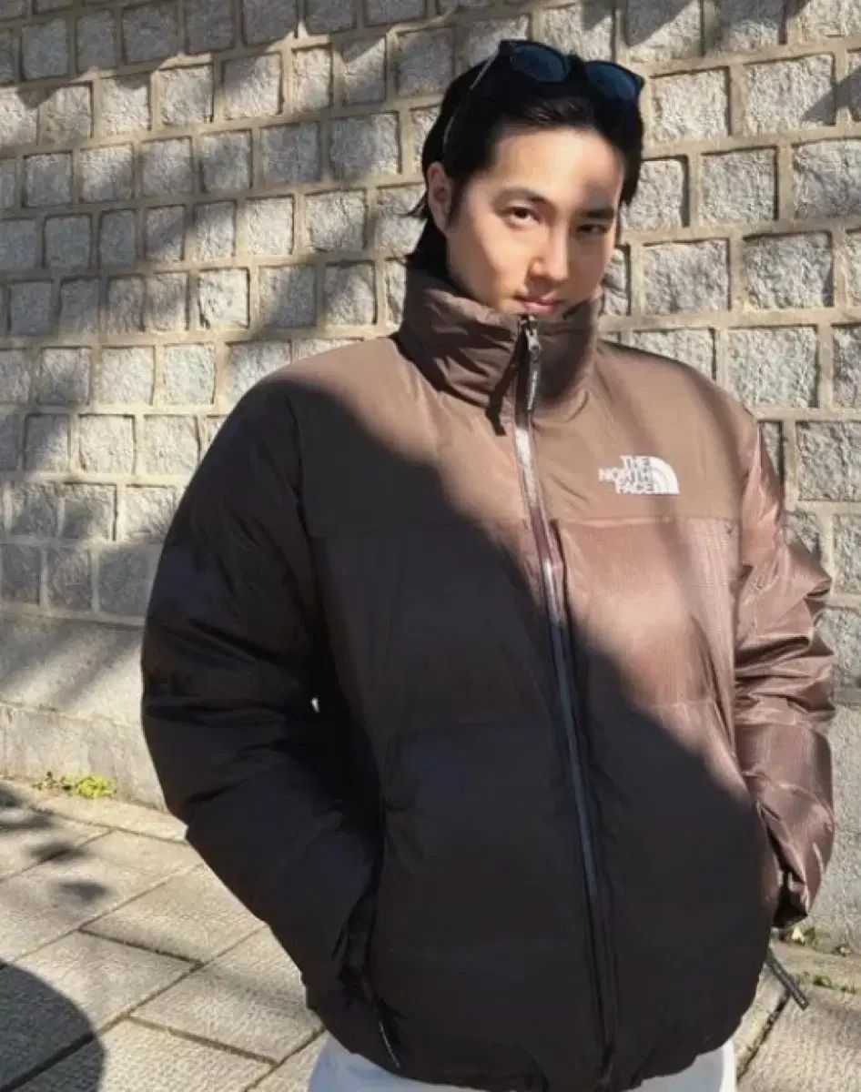 THE NORTH FACE 1996 ウォーター シールド ヌプシ ベージュブラウン L