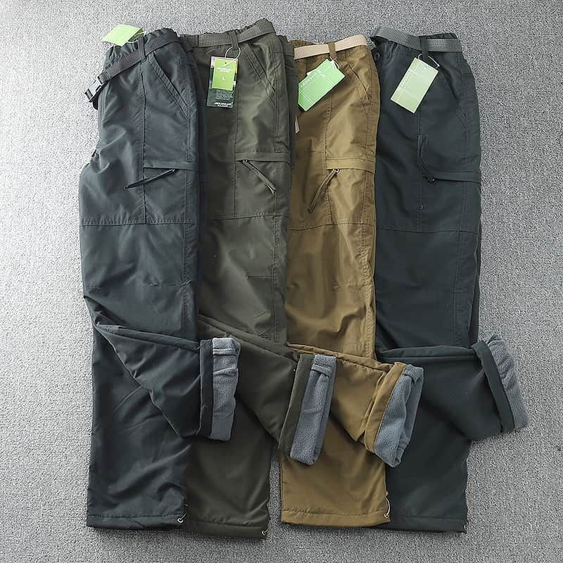カーゴパンツ  即購入OKメンズ 冬 裏起毛 クライミングパンツ ゴルフ 作業着 ミリタリーパンツ 前開き 速乾 ゆったり 太め 大きいサイズ パンツ ワイドカーゴパンツ ウエストゴム カジュアル リラックス メ