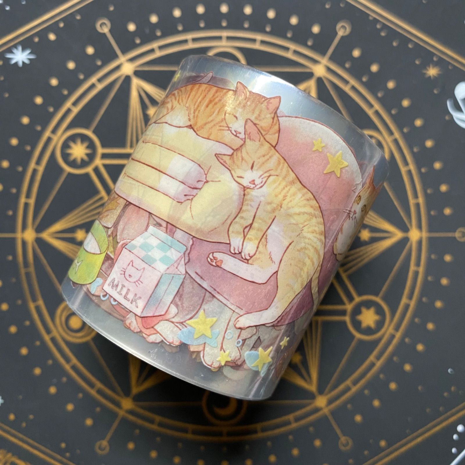 9016】海外 マステ 10m巻 PETマスキングテープ 猫 動物系 - メルカリ