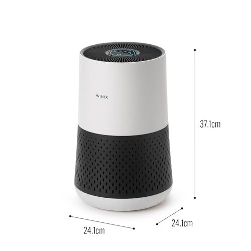  WINIX ウィニックス 空気清浄機 18畳 花粉 ほこり ペット アレルギー除去 4段階空気清浄 360° True HEPAフィルター スリープモード 静音 小型 ライトグレー A 231 058 da 8 bc その他 キッチン 食器
