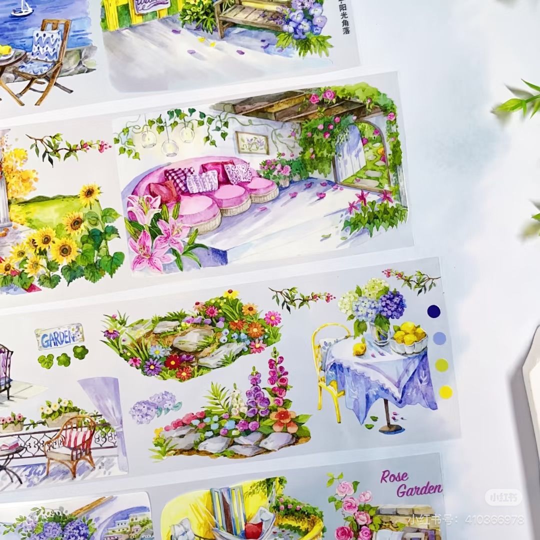 中古マステ② 海外マスキングテープ　装飾　PET 9017】海外 マステ 3/5/巻 PETマスキングテープ 家具 装飾系 - メルカリ