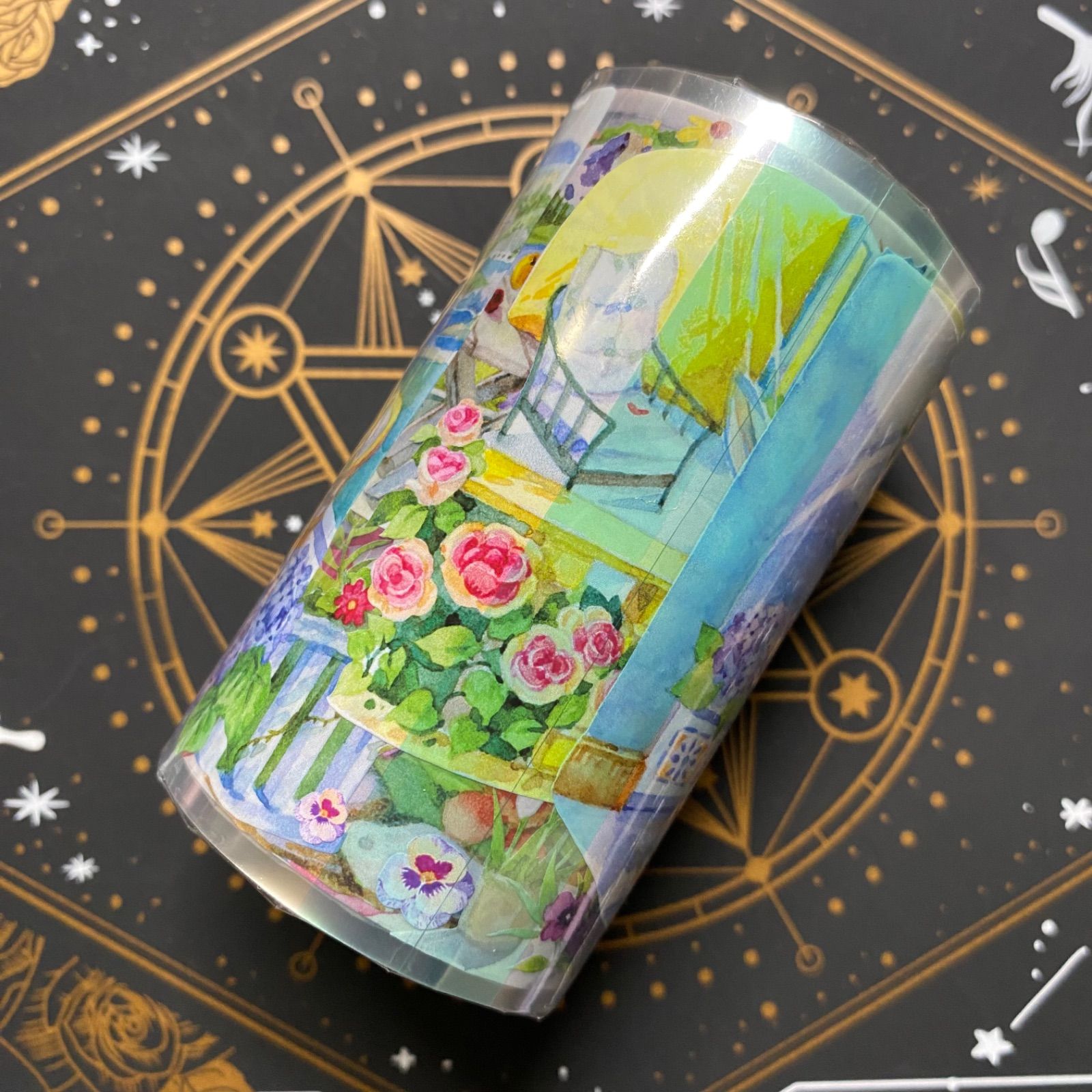 【8703】海外　マステ　3/5/巻売り　PETマスキングテープ　風景 9017】海外 マステ 3/5/巻 PETマスキングテープ 家具 装飾系 - メルカリ