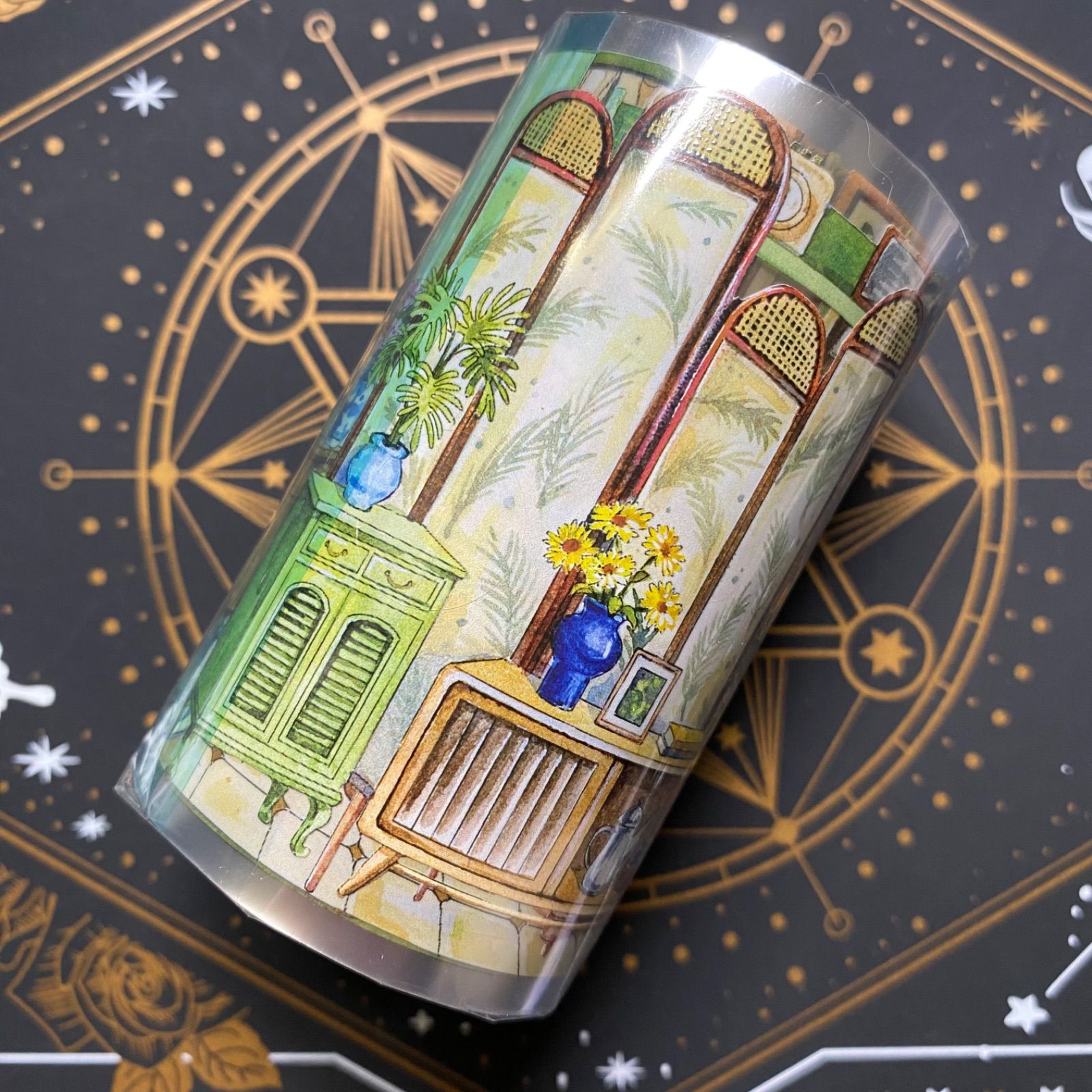 9018】海外 マステ 3/5/巻 PETマスキングテープ 家具 装飾系 - メルカリ