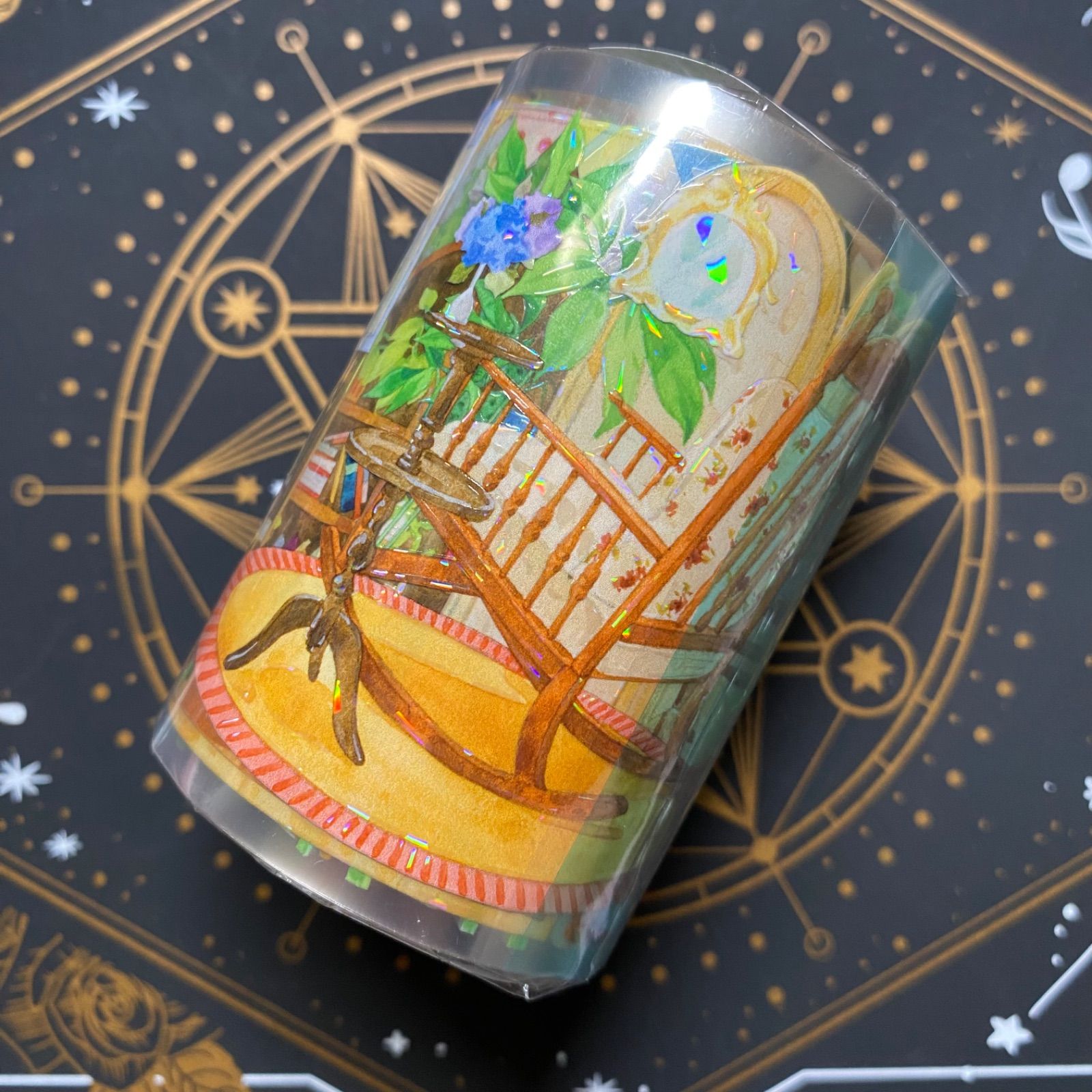 9020】海外 マステ 3/5/巻 貝殻光 マスキングテープ 家具 装飾系