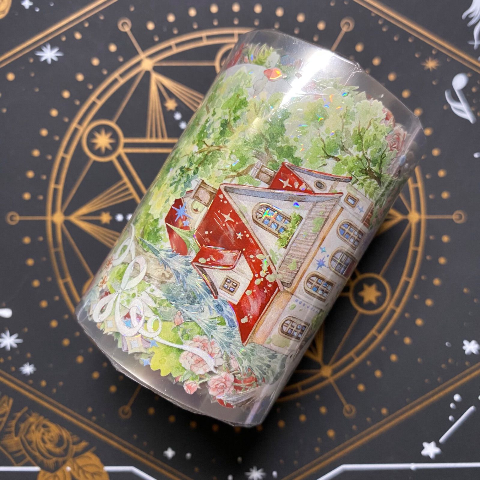 9024】海外 マステ 3/5/10m巻 貝殻光マスキングテープ 動物 森林 お家