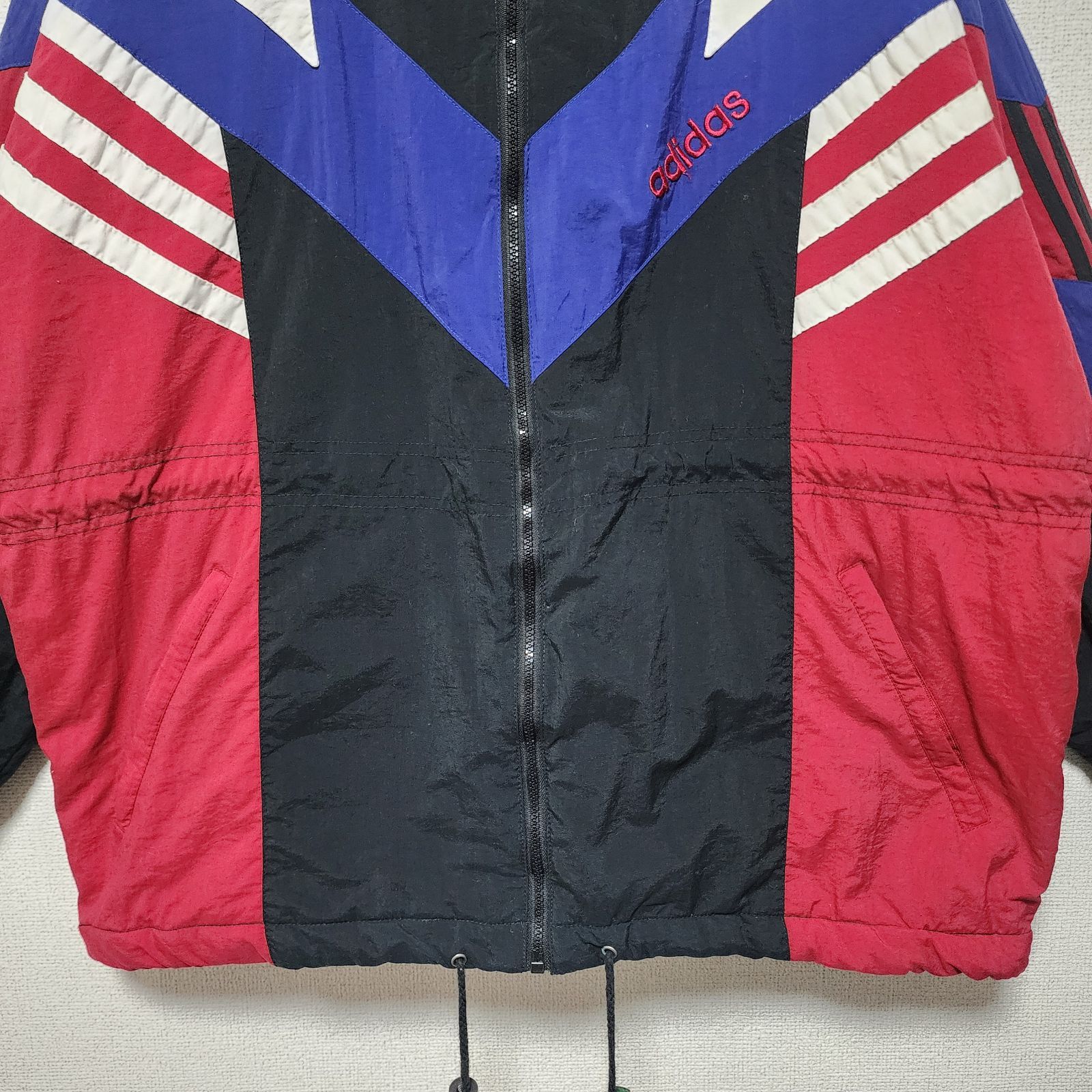adidas アディダス 90s ヴィンテージ ナイロンジャケット トレフォイル