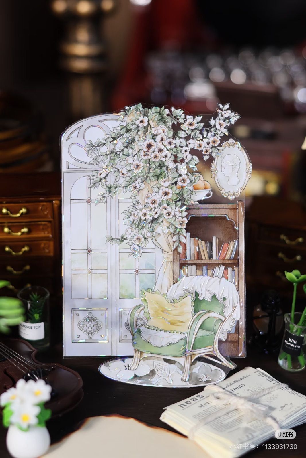 9022】海外 マステ 4.8/10m巻 貝殻光マスキングテープ 家具 装飾系