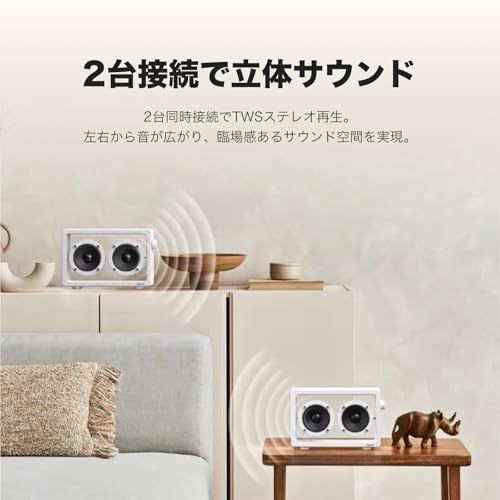 Jayine Cassette Mini 透明スピーカー スピーカー ミニマリスト クラシックレトロ ポータブル 車載 小型 ワイヤレス テレビ用 テレビ アウトドア レトロ pc USB 有線 TWS 重低音 軽量 Andr 383 ccbd 4