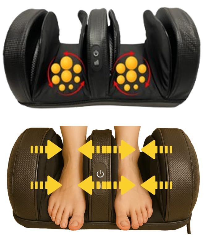 最 フットケア エアバック＆回転ローラー 軽量コンパクト設計＆静音 足元リフレッシュ 温熱ヒーター付 自動オフ機能 足裏 ふくらはぎ 日本 メーカーにて一年保証付 NOSA DESIGN e 17657 ff