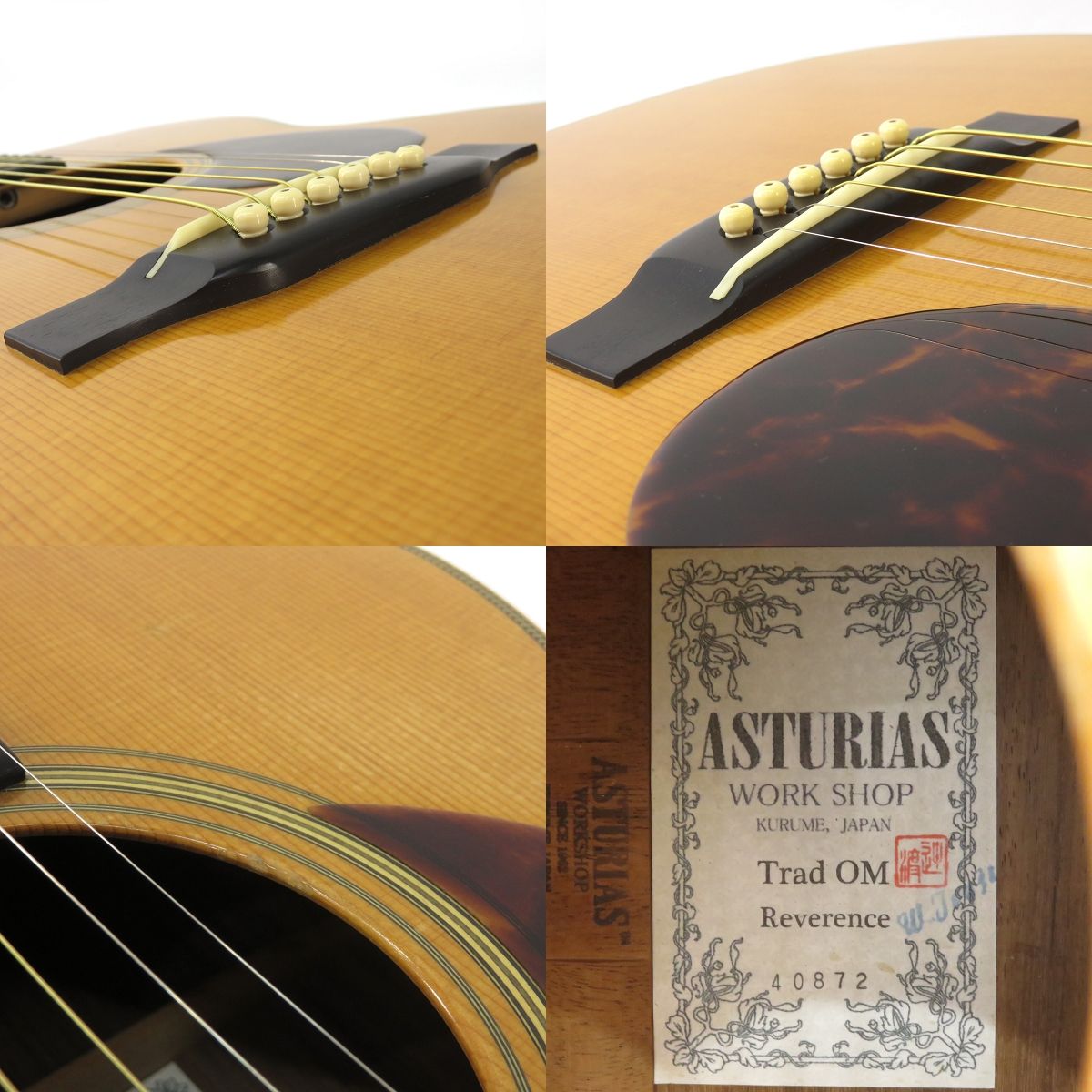 ASTURIAS アストリアス Trad OM Reverence ナチュラル アコギ