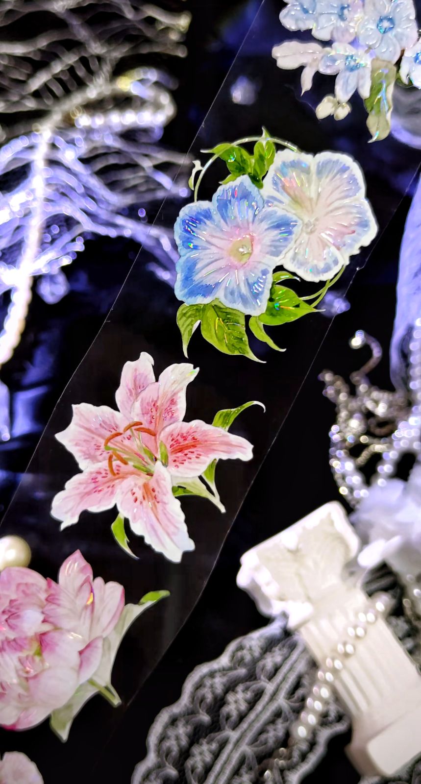 9026】海外 マステ 3/巻 貝殻光マスキングテープ お花系 - メルカリ