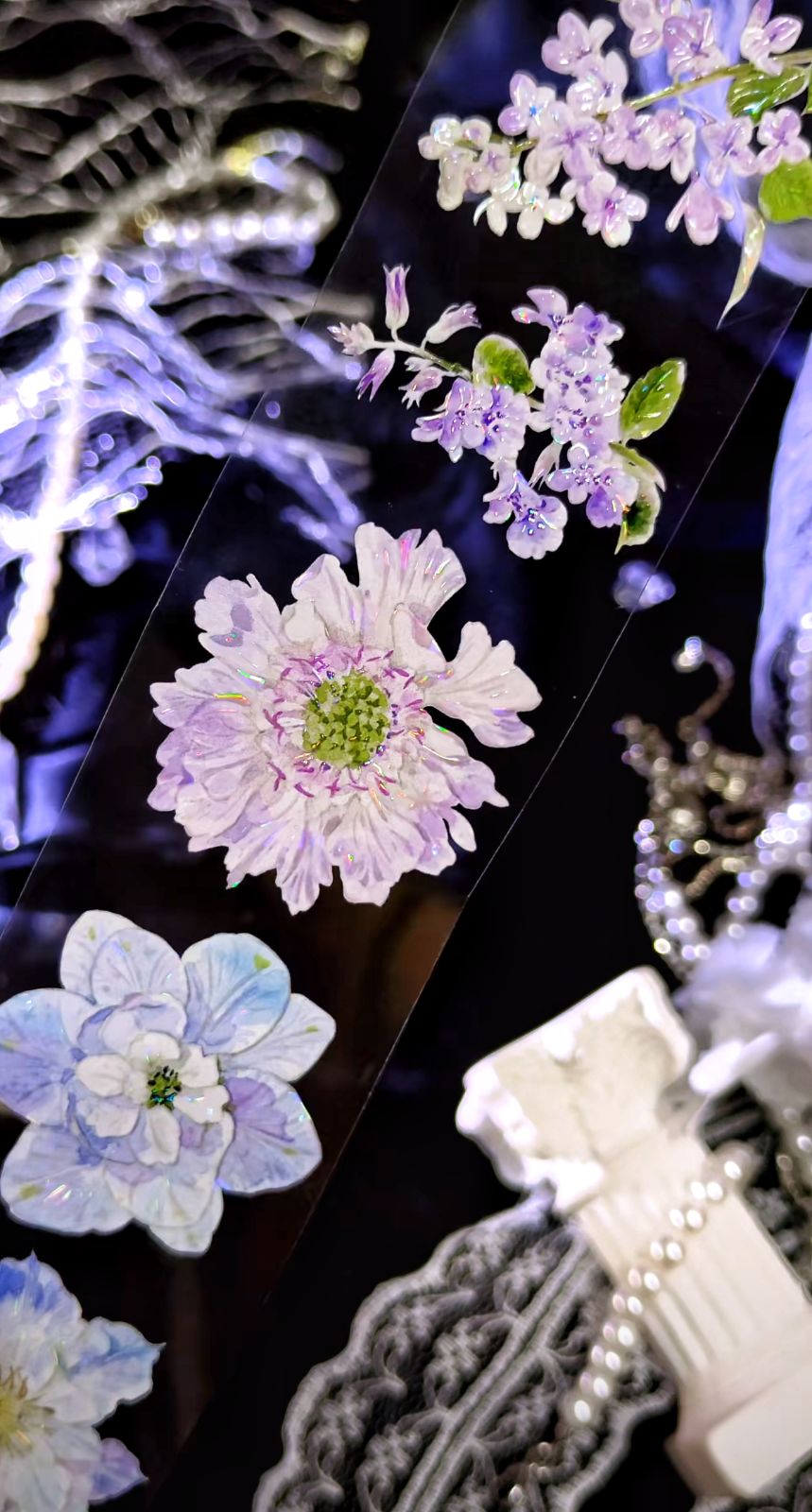 9026】海外 マステ 3/巻 貝殻光マスキングテープ お花系 - メルカリ