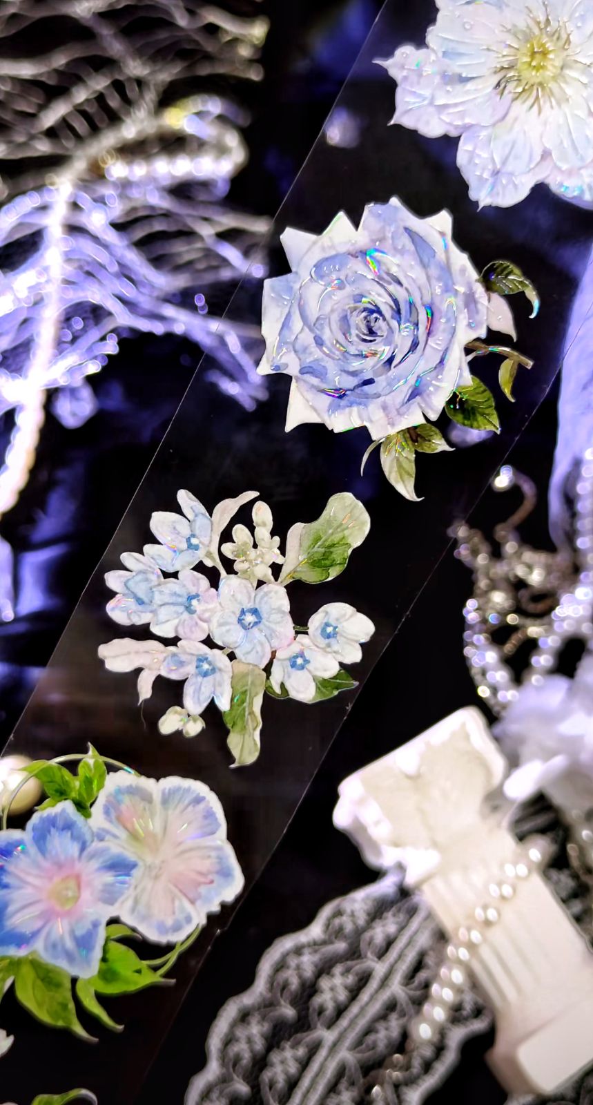 9026】海外 マステ 3/巻 貝殻光マスキングテープ お花系 - メルカリ