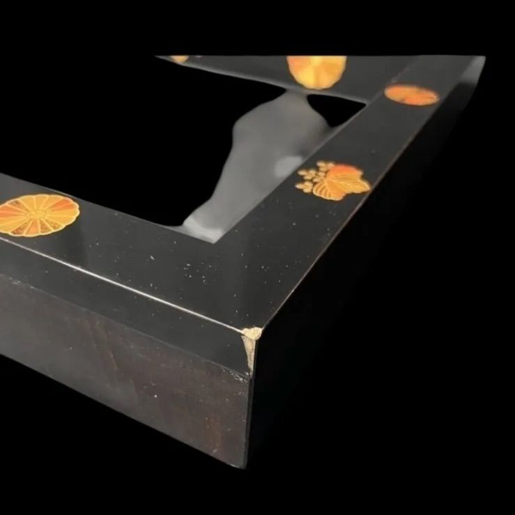 茶平一斎 炉縁 輪島塗 高台寺蒔絵 茶道具 茶室