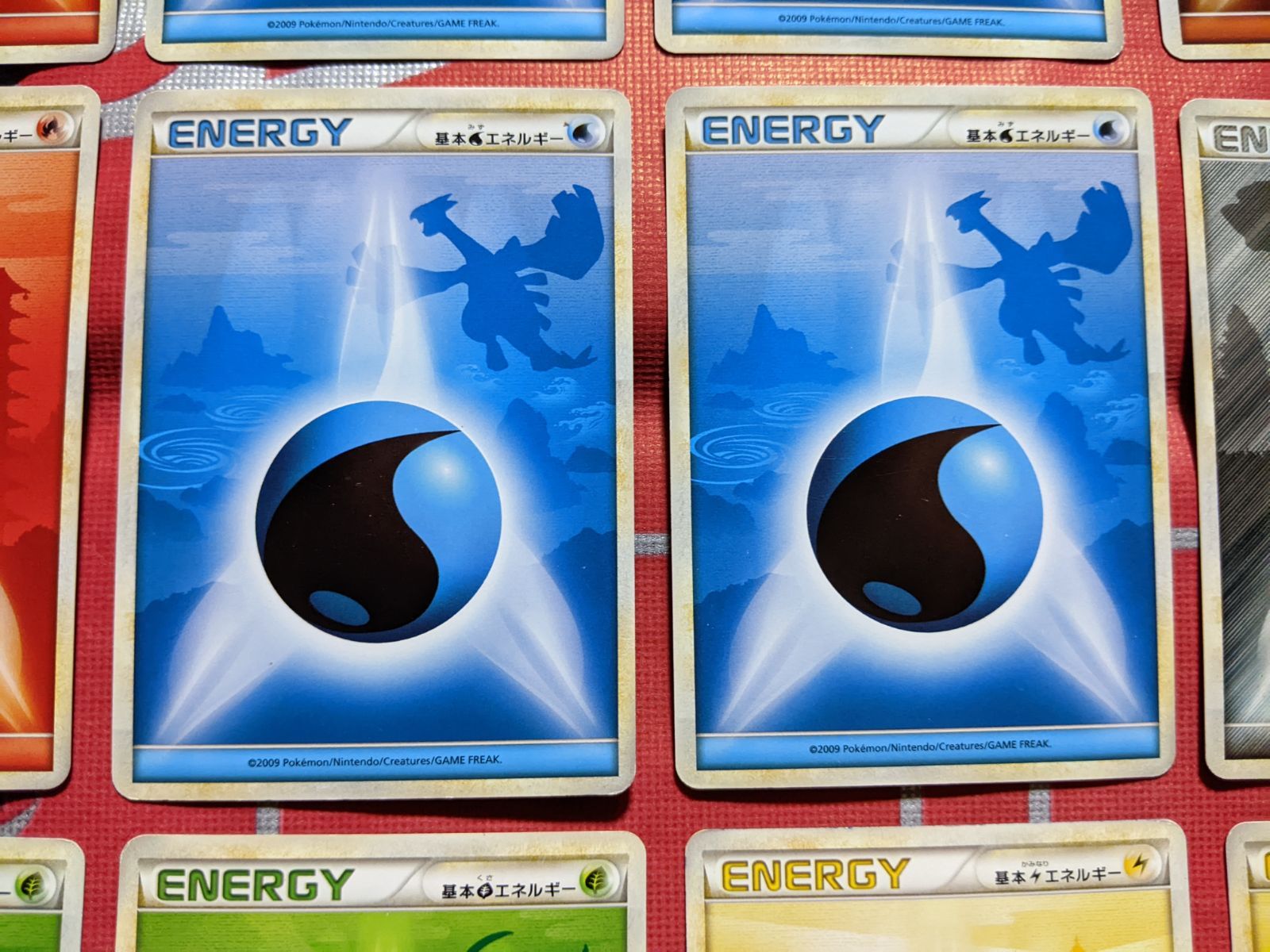 ポケモンカード レジェンドエネルギー炎 ホウオウ ×4、水 ルギア ×4