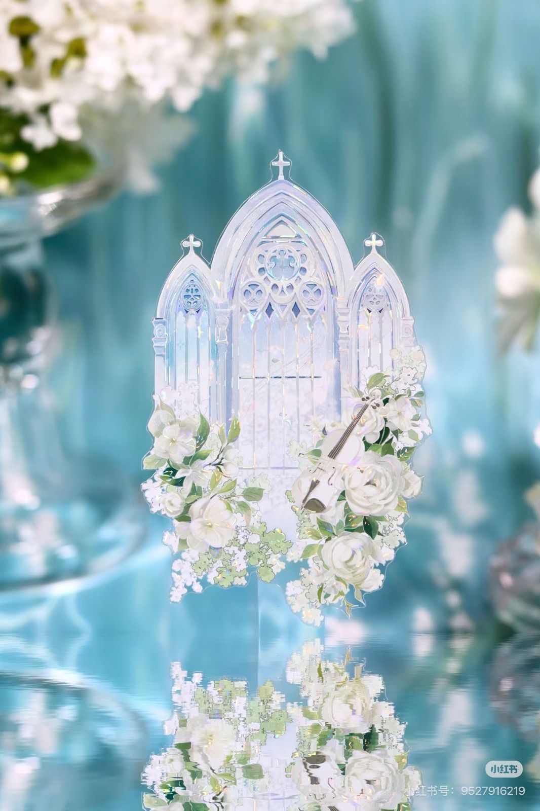 9032】海外 マステ 5/巻 PET 貝殻光マスキングテープ 城 月 背景系