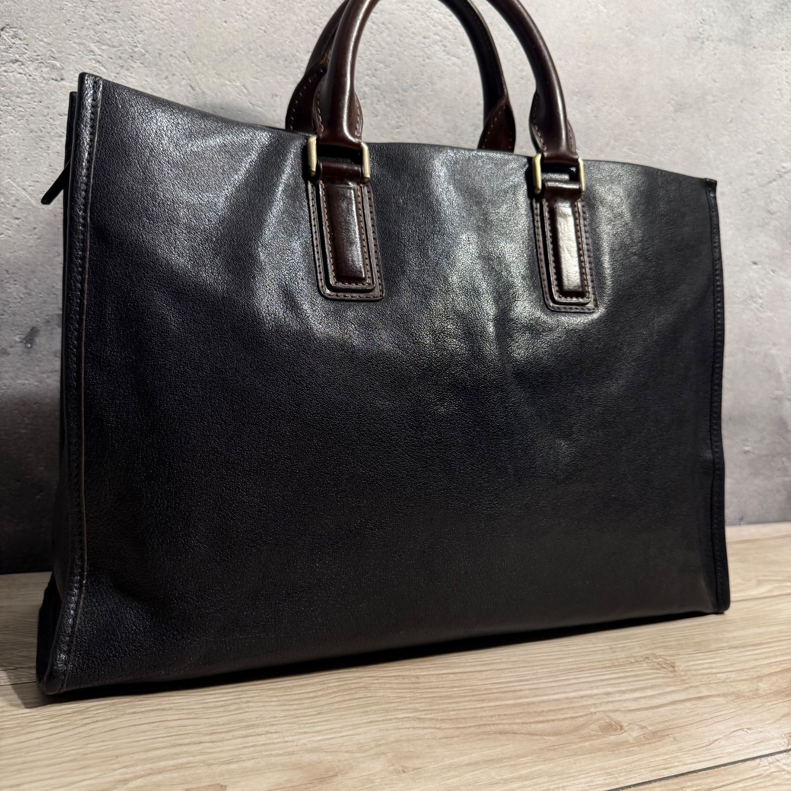 ✨土屋鞄 アルマス バッファロースクエアブリーフ ブラック