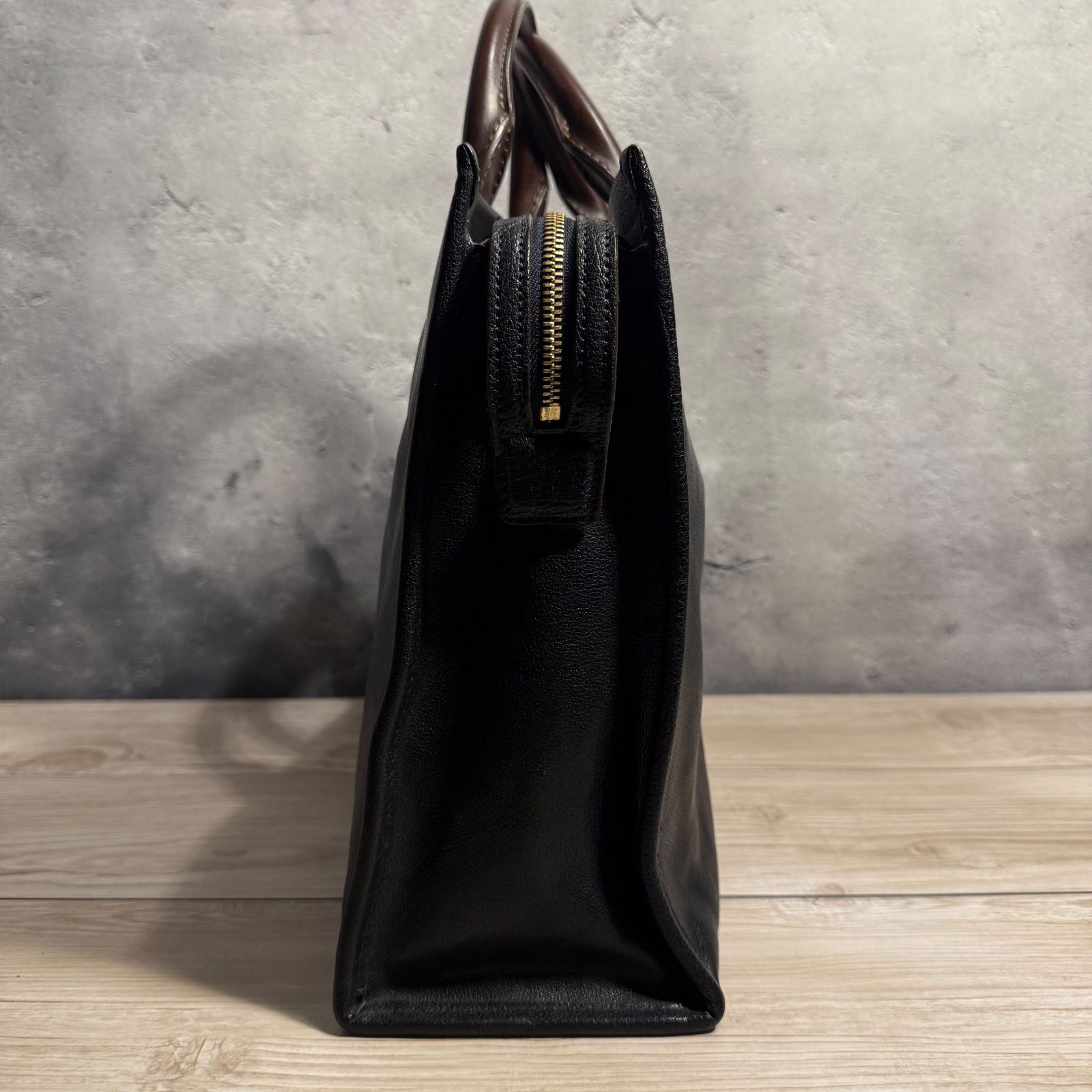 ✨土屋鞄 アルマス バッファロースクエアブリーフ ブラック