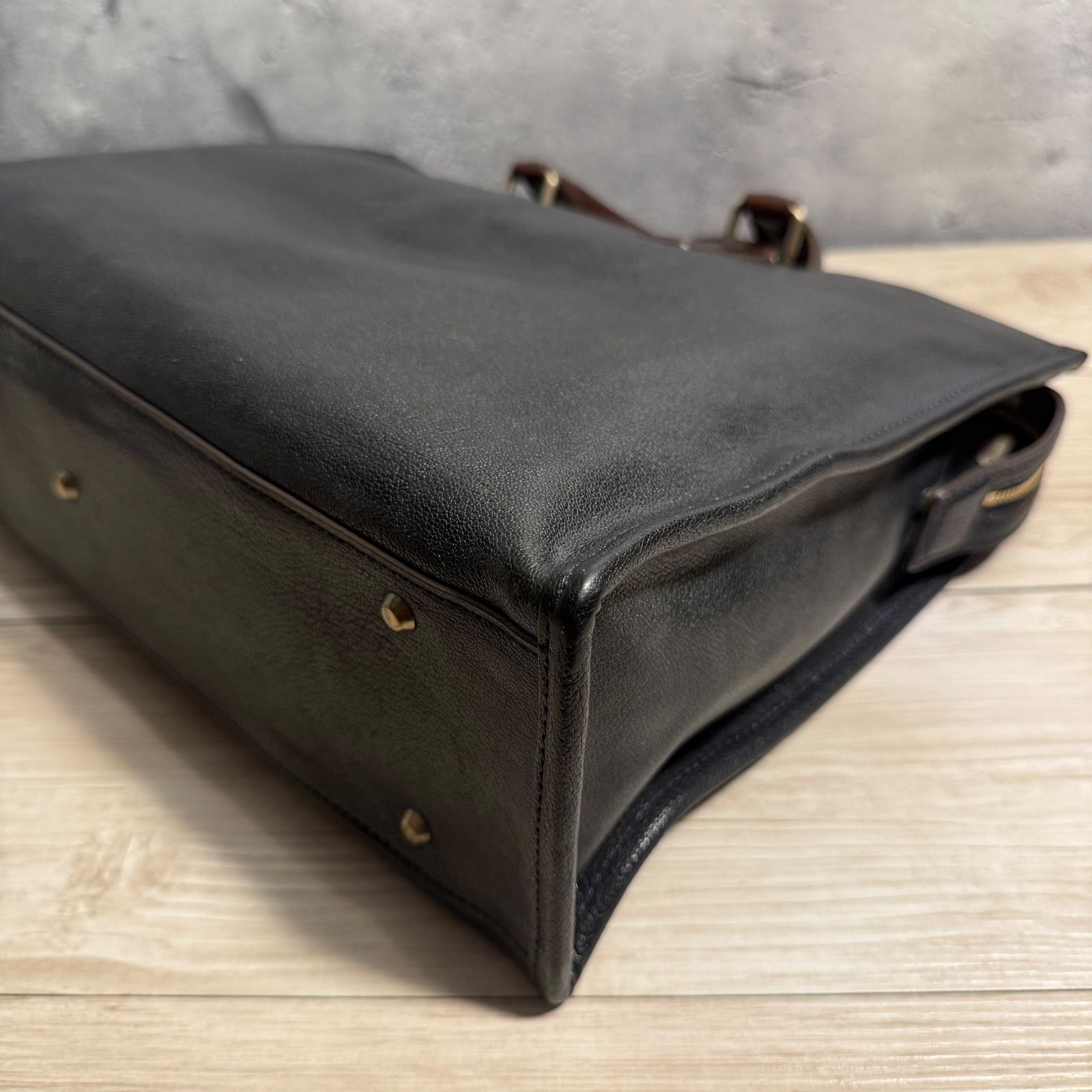 ✨土屋鞄 アルマス バッファロースクエアブリーフ ブラック