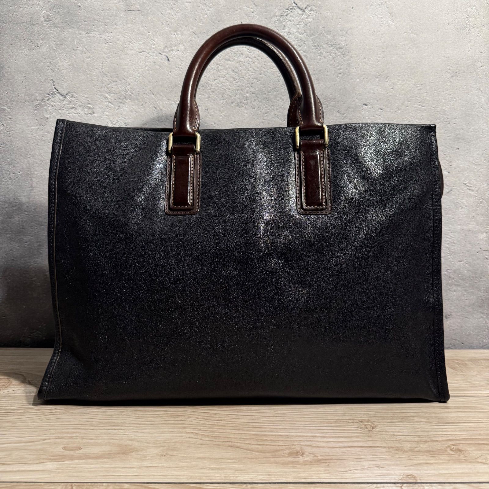 ✨土屋鞄 アルマス バッファロースクエアブリーフ ブラック