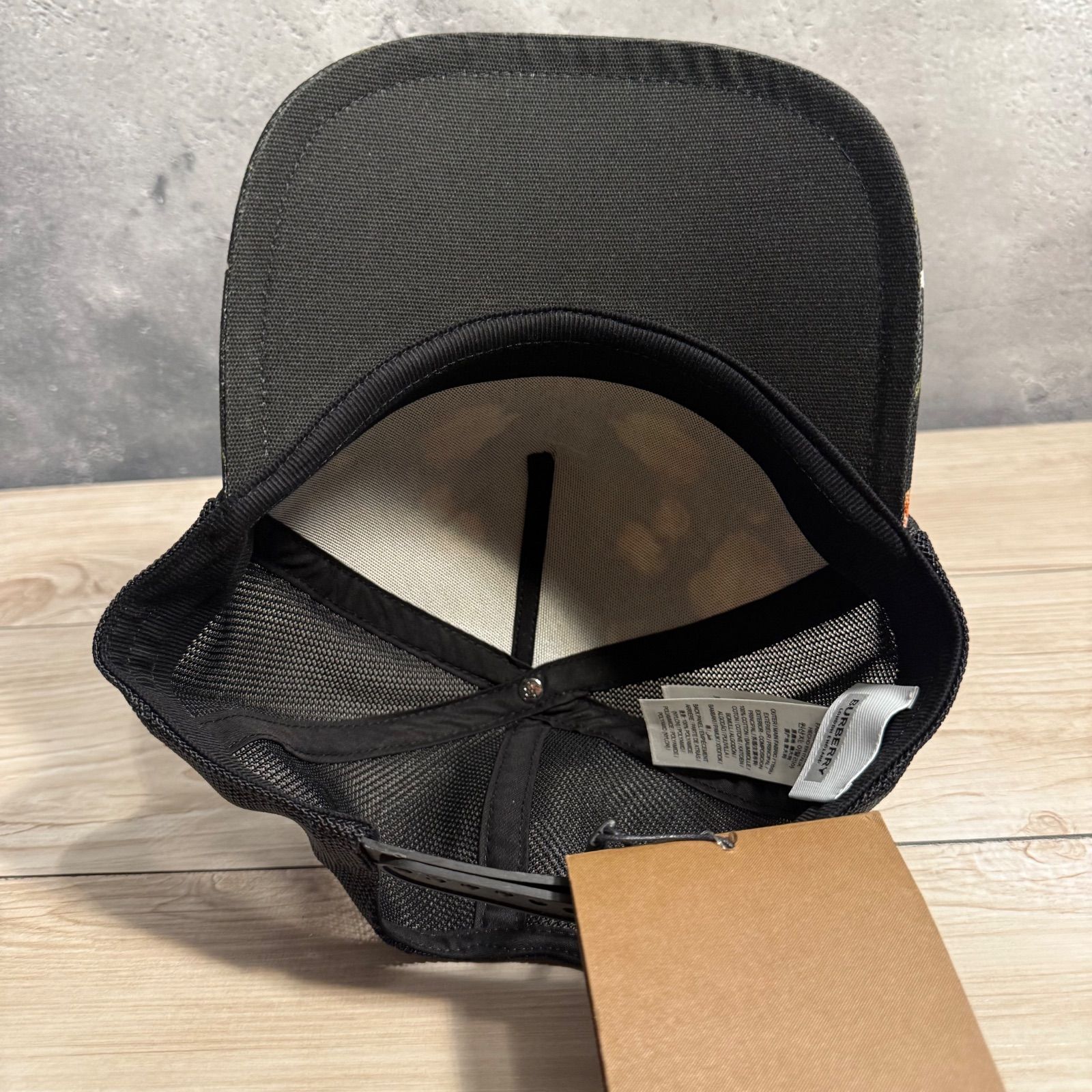 ✨新品未使用✨ BURBERRY バーバリー ベースボールキャップ メッシュ