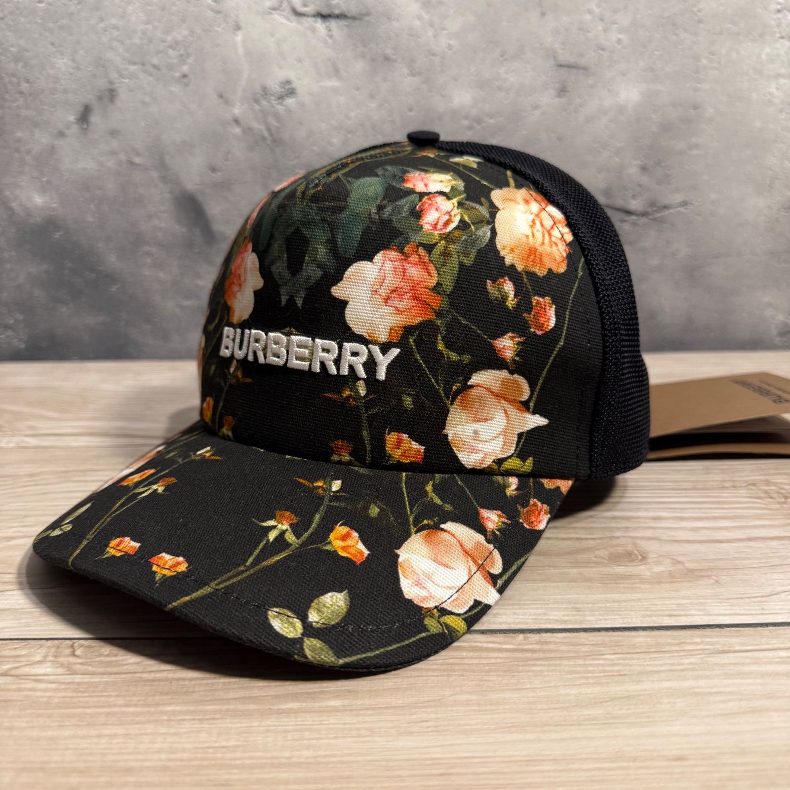 【新品・未使用】Burberry キャップ メッシュ ブラック L ✨新品未使用✨ BURBERRY バーバリー ベースボールキャップ メッシュ