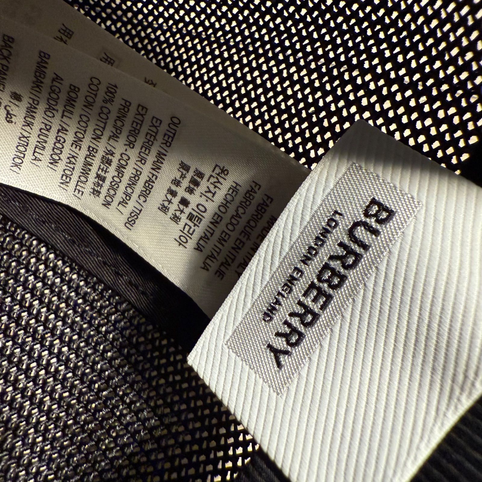 ✨新品未使用✨ BURBERRY バーバリー ベースボールキャップ メッシュ