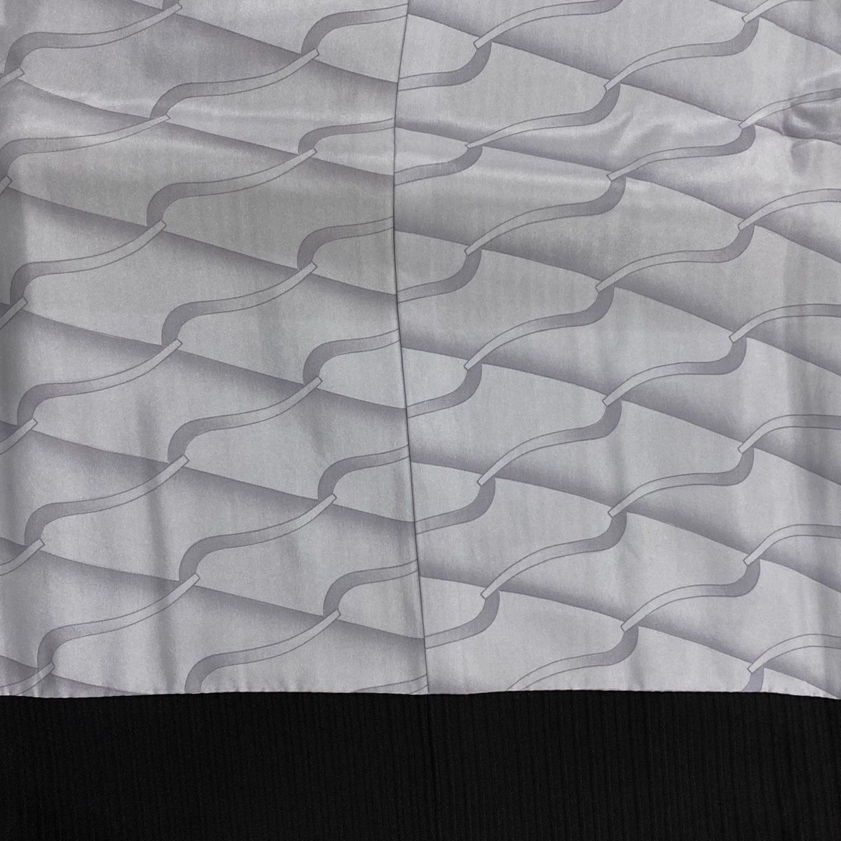  道中着 身丈100 5 cm 裄丈62 S 和装コート 着物衿 木目 ぼかし 黒 正絹 羽織 着物 浴衣