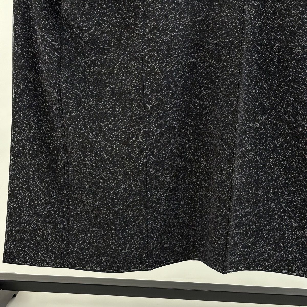 小紋 身丈152 5 cm 裄丈65 M 袷 佐藤昭人 大小霰 濃紺 正絹 一つ紋