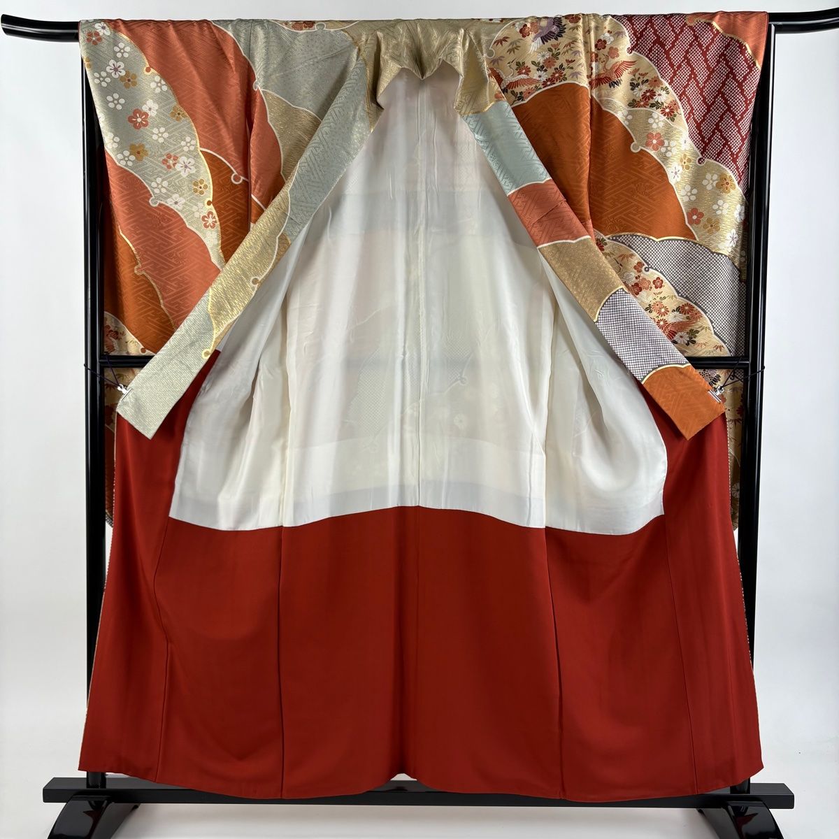 振袖フルセット 身丈161裄65 色無地 赤 葡萄茶色 鈴乃屋扱い 成人式 逸品 楽天市場】鈴乃屋の通販 振袖フルセット 身丈161裄65 色無地 赤 葡萄