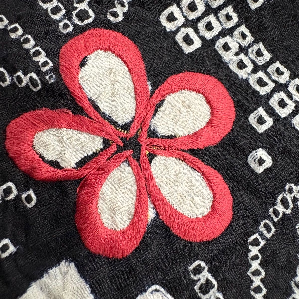 刺繍 絞り