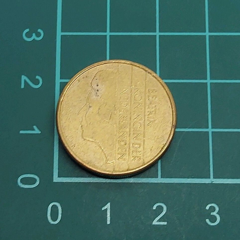 オランダ 5ギルダーコイン ベアトリクス王女 1989年 海外貨幣 外国硬貨