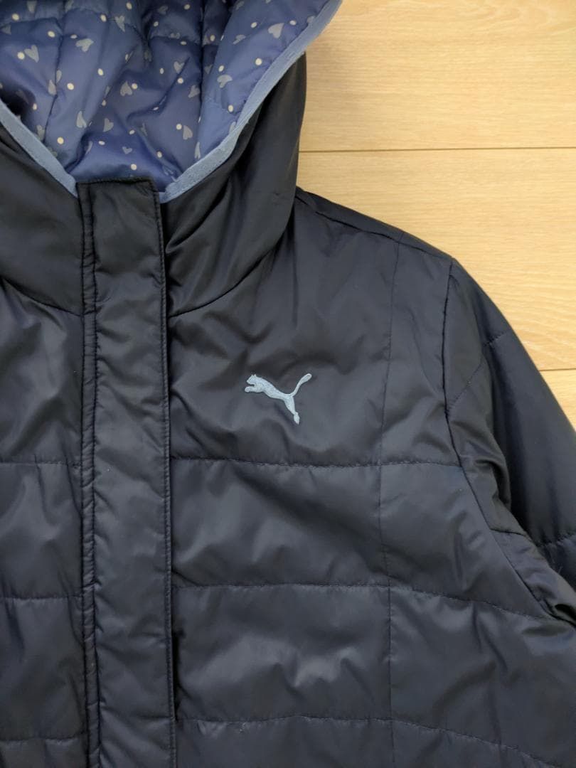 PUMA WIND CELL ロングコート ネイビー L PUMA（プーマ）WIND CELL ロングコート/中綿コート ネイビー L ΣP