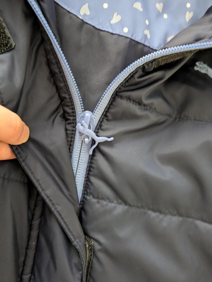 PUMA（プーマ）WIND CELL ロングコート/中綿コート ネイビー L ΣP